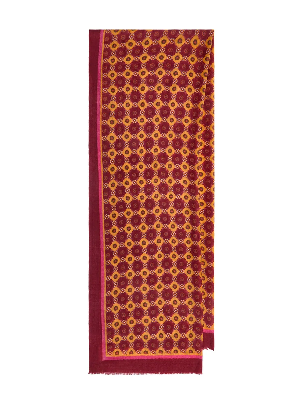 Maliparmi Geometric-patterned Scarf In Brown