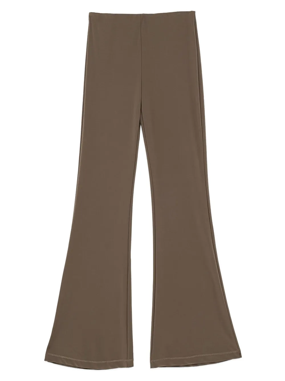 MALIPARMI contrast-stitching trousers - Bruin