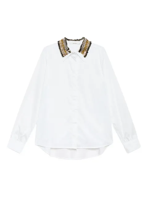 MALIPARMI embellished-collar shirt