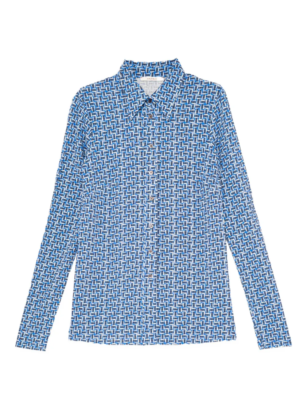 MALIPARMI geometric-print shirt | Blue | Image 1