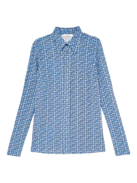 MALIPARMI geometric-print shirt