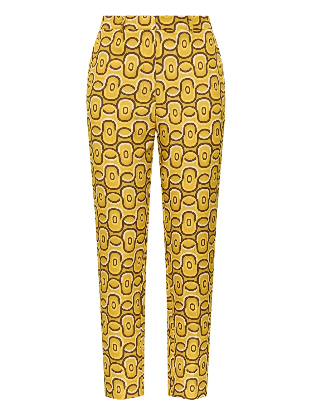 MALIPARMI Rolling Chain-print trousers | Yellow | Image 1