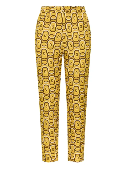 MALIPARMI Rolling Chain-print trousers