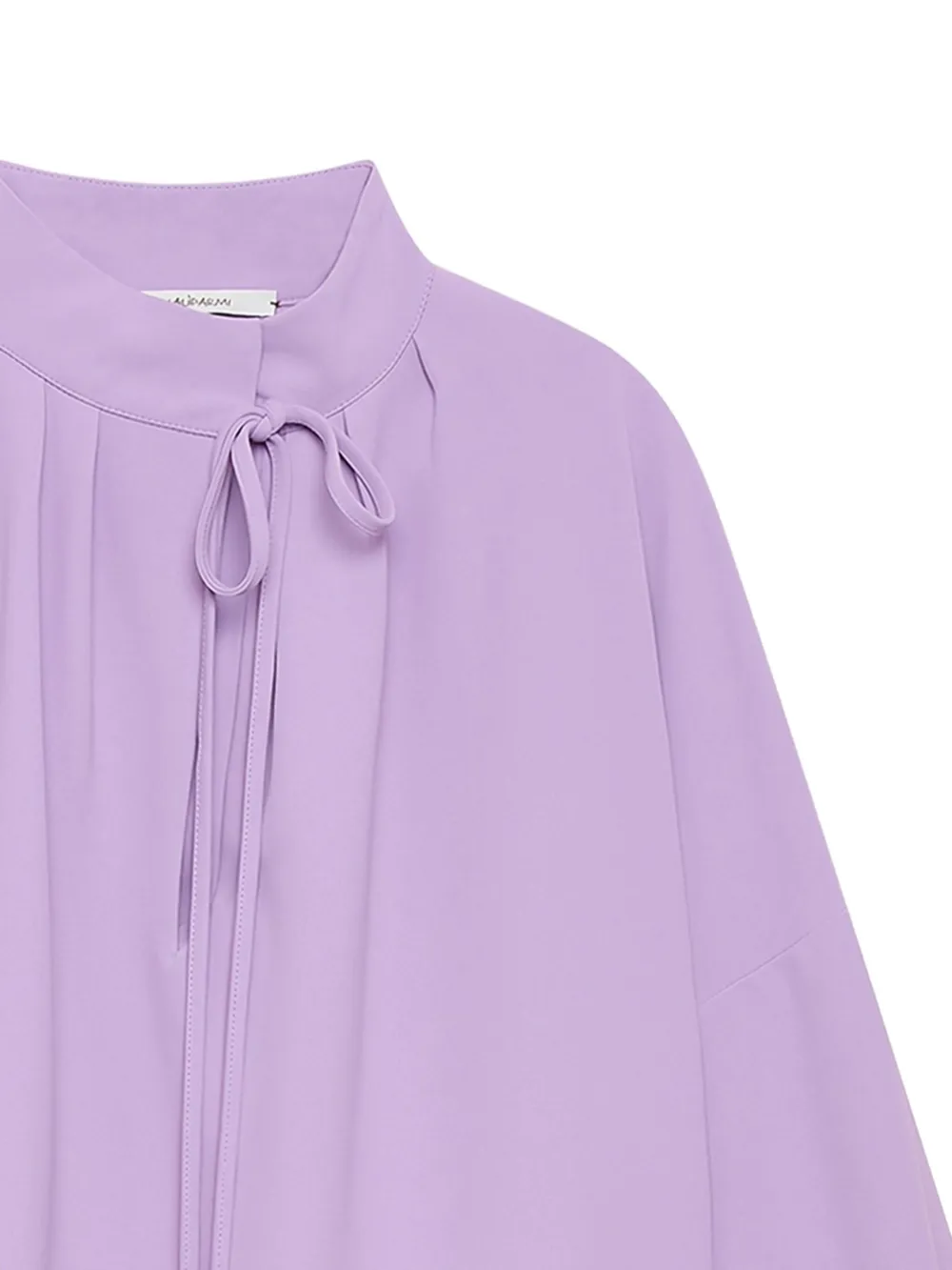  Maliparmi Tie-neck Pleated Blouse - Pink 