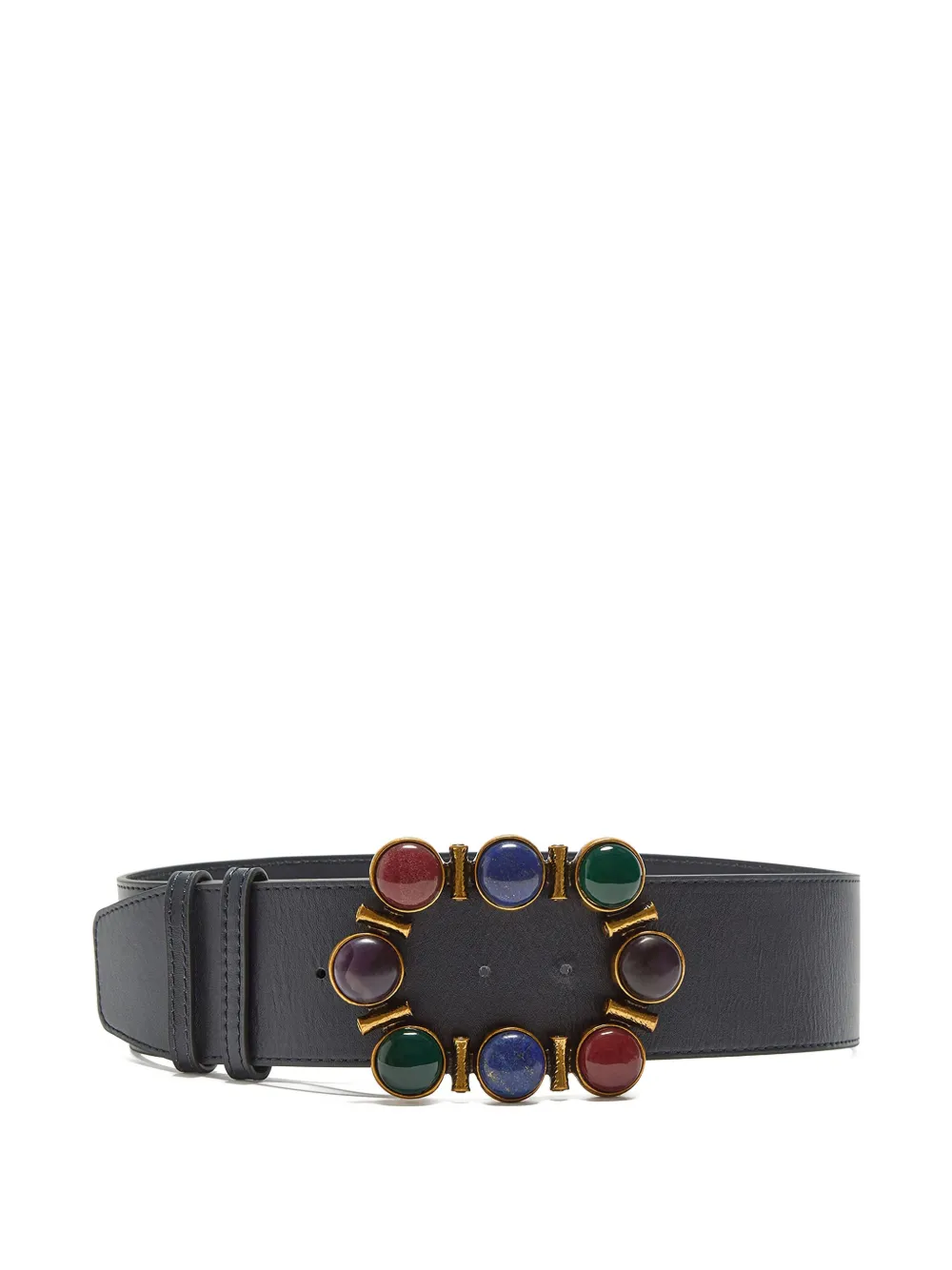 MALIPARMI embellished leather belt | Black | Image 1