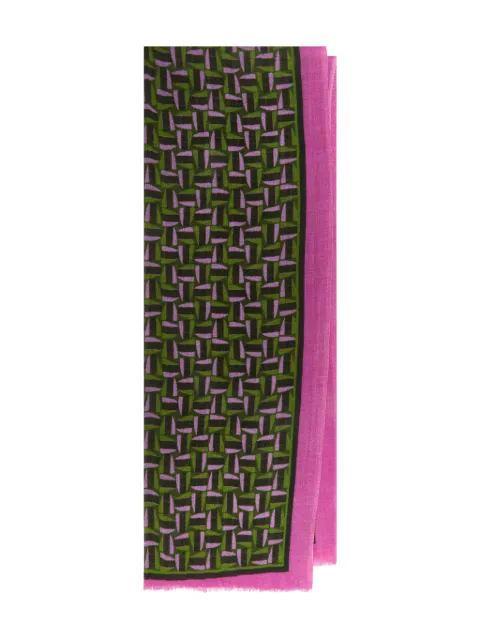 MALIPARMI geometric-pattern scarf