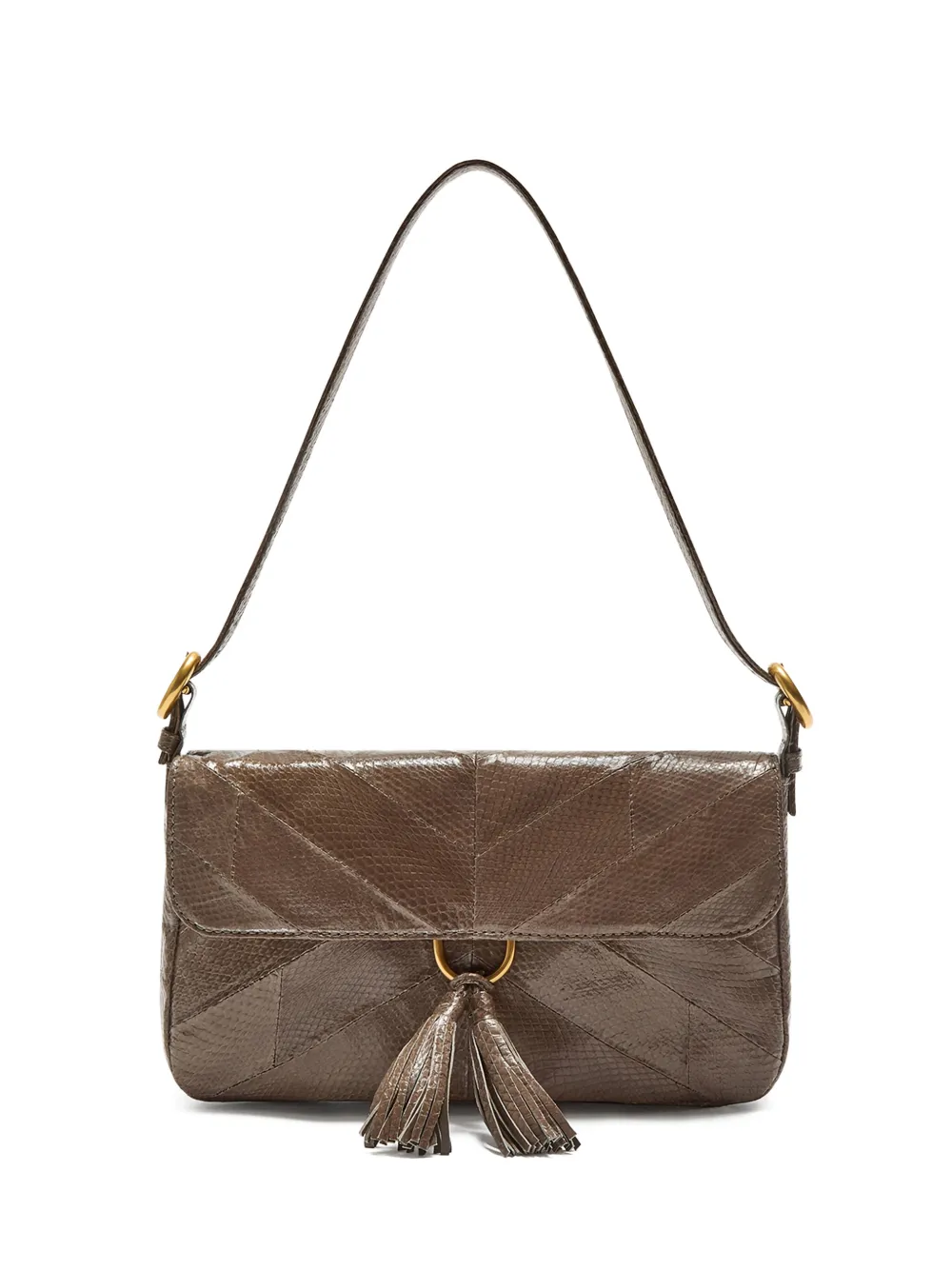 MALIPARMI tassel-detail shoulder bag - Marrone