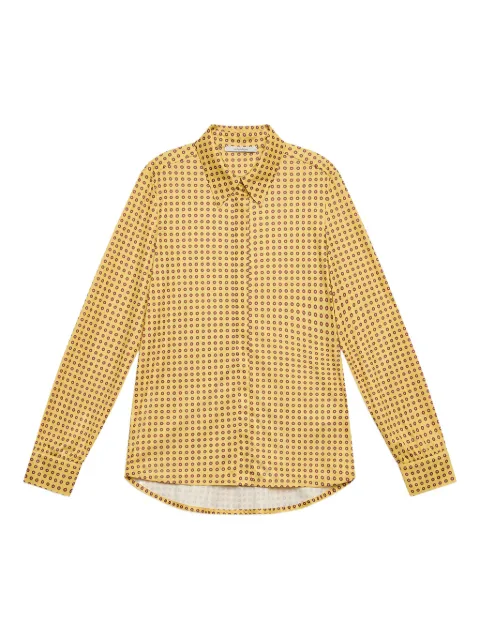 MALIPARMI geometric-print collared shirt