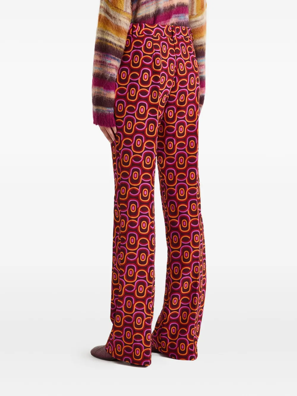 MALIPARMI Broek met print Rood