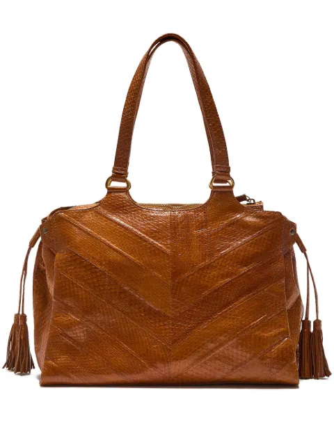 MALIPARMI bolsa de hombro con motivo chevron