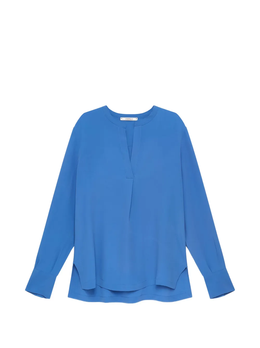 MALIPARMI V-neck long-sleeve blouse - Blu
