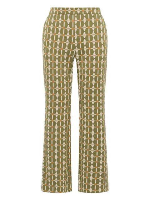 MALIPARMI geometric-print trousers