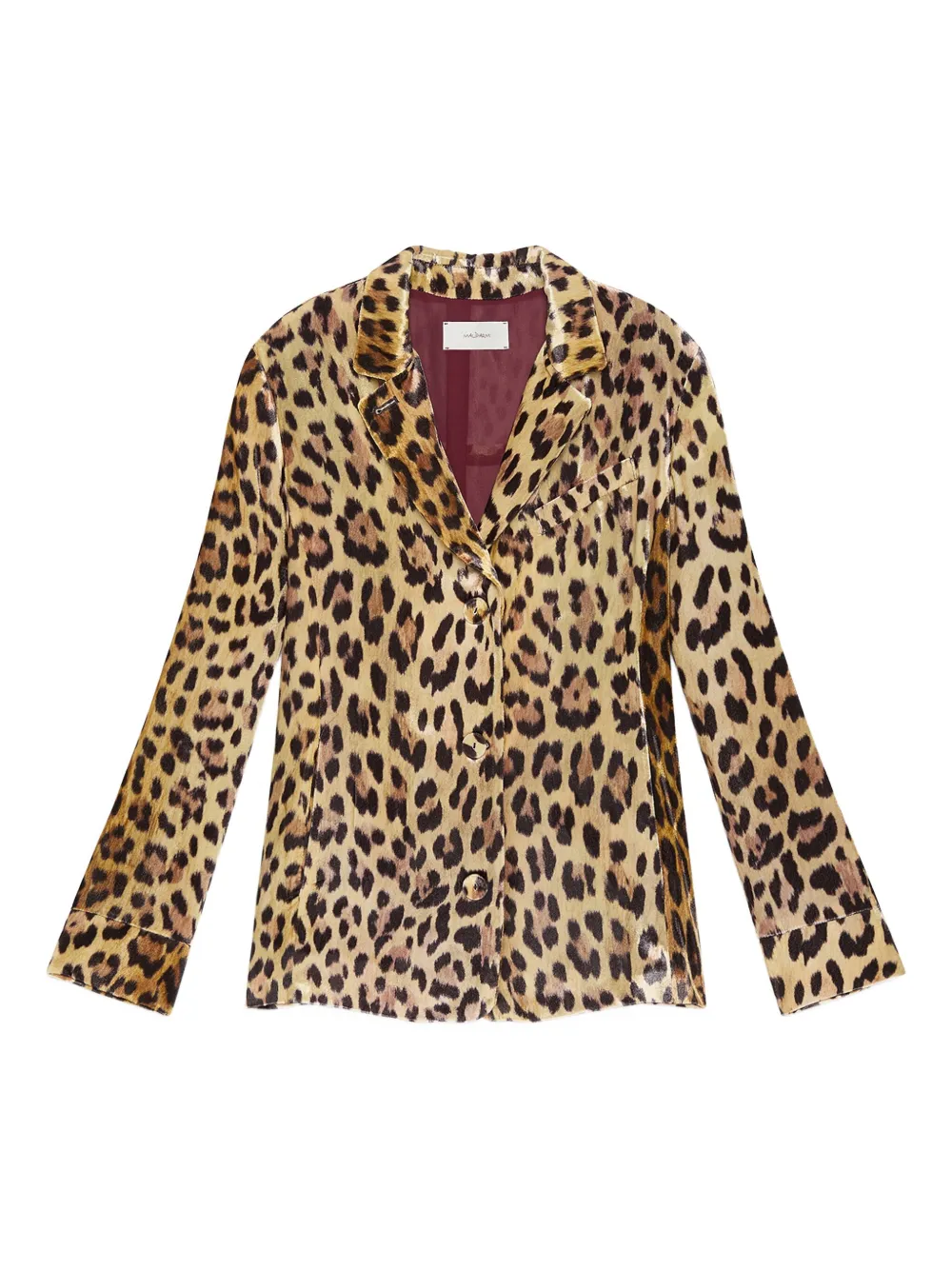 MALIPARMI leopard-print button-front jacket | Brown | Image 1