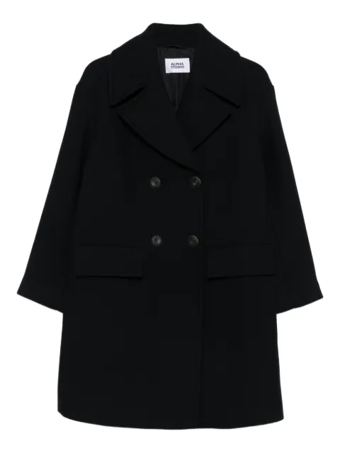 ALPHA STUDIO double-breasted coat
