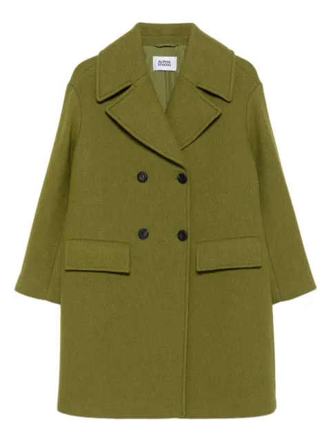 ALPHA STUDIO double-breasted coat