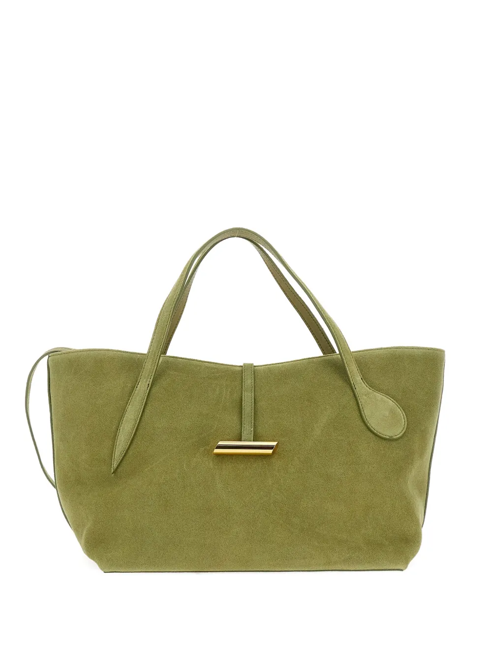 suede tote bag