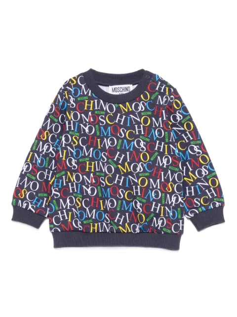 Moschino Kids logo-print sweatshirt