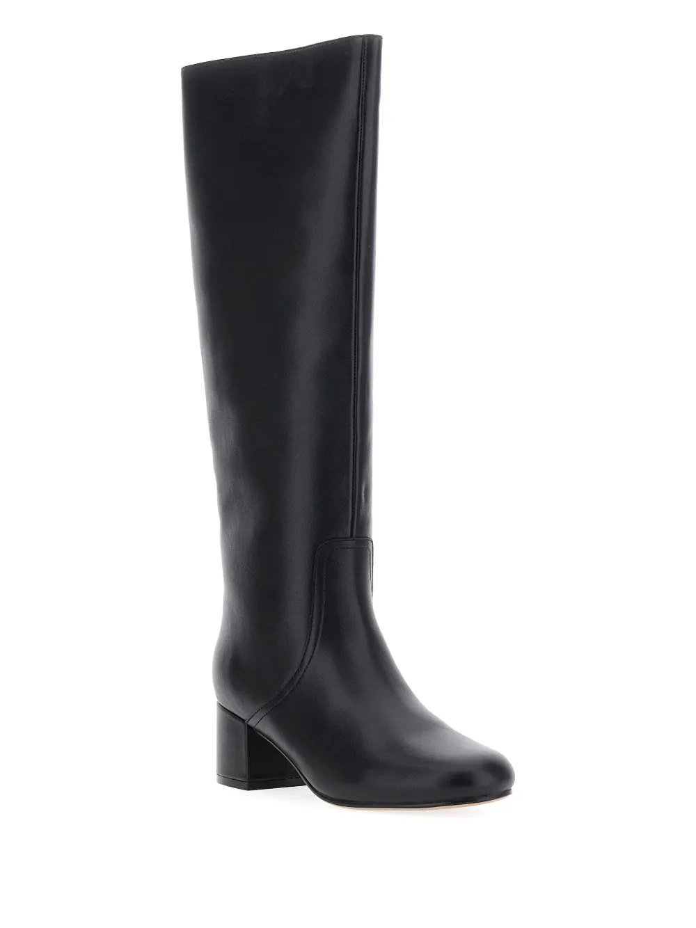 Twinset Knee-high Block-heel Boots In Black