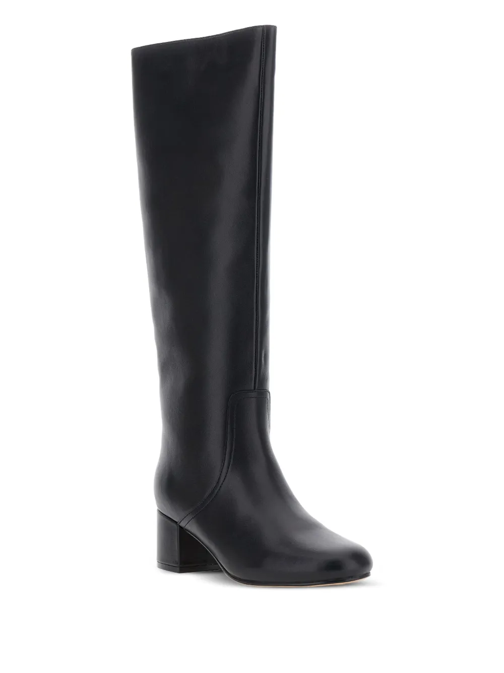 TWINSET knee-high block-heel boots Black