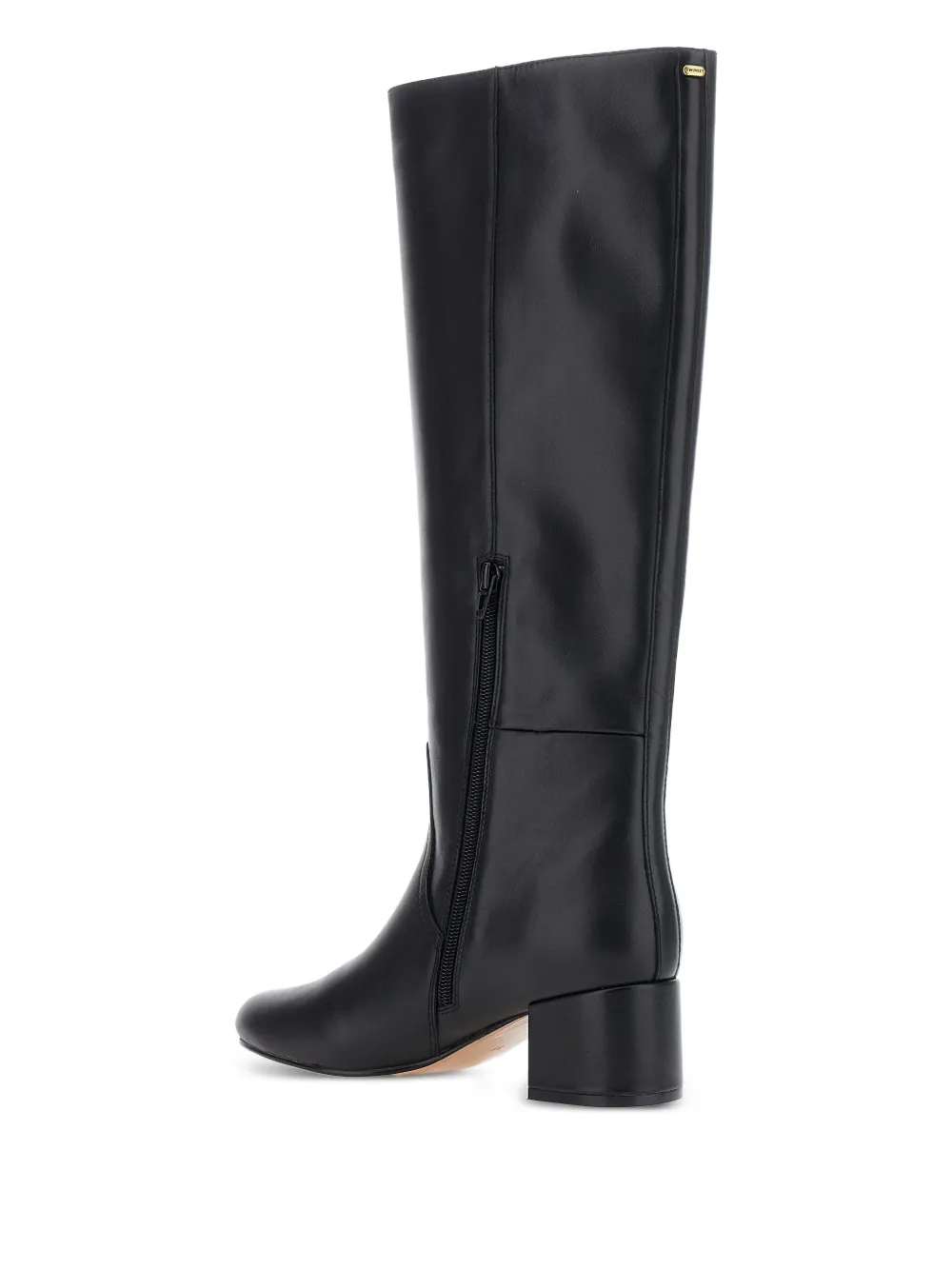 TWINSET knee-high block-heel boots Black