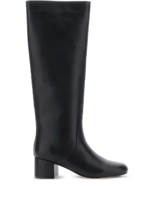 Via Roma 15 Vロゴ ロングブーツ | ブラック | FARFETCH JP
