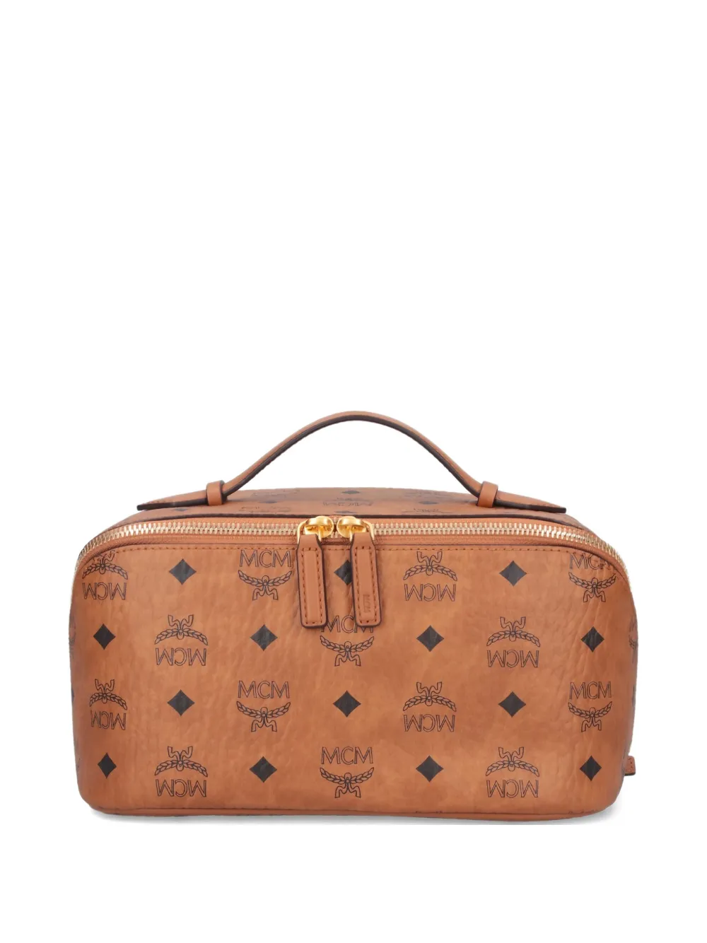 MCM Shopper met monogram Bruin