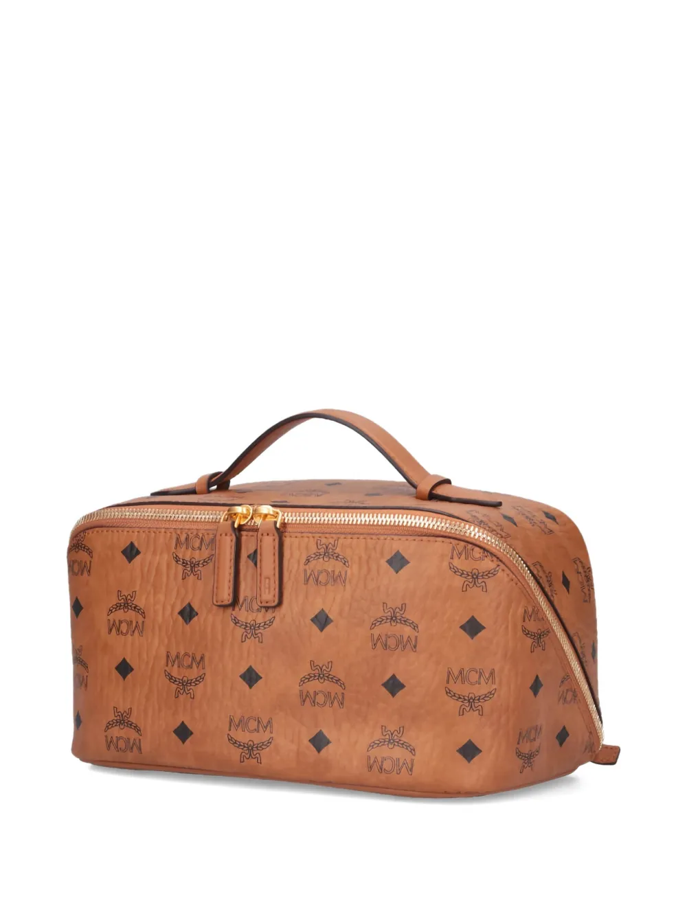MCM Shopper met monogram Bruin