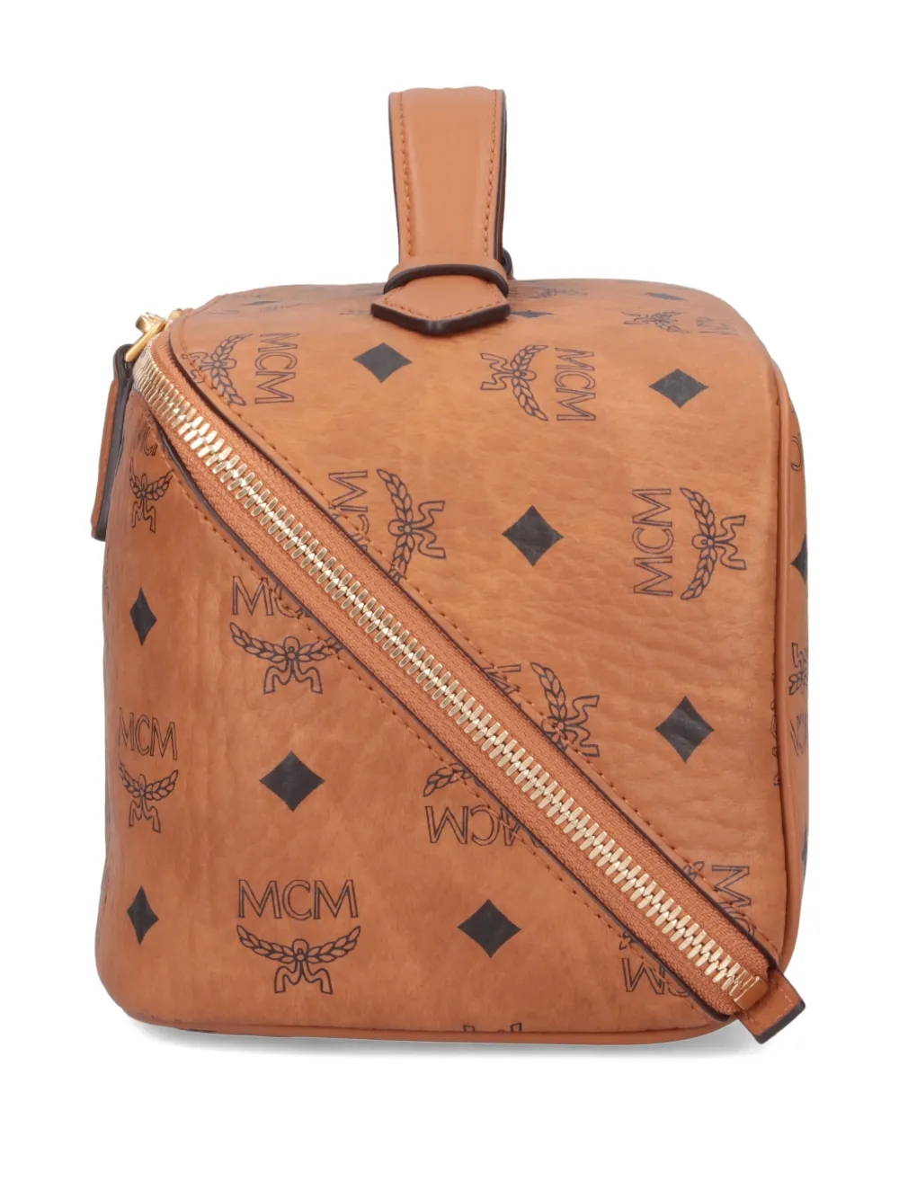 MCM Shopper met monogram Bruin