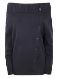 Circus Hotel off-shoulder button-front cardigan - Blue