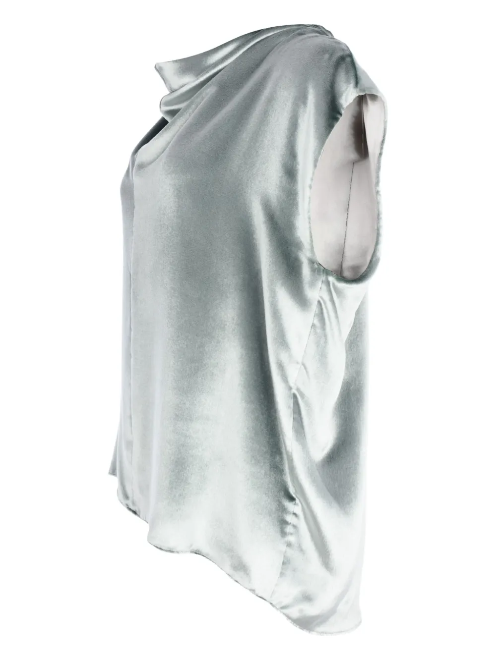 Alberta Ferretti Mouwloze blouse Groen