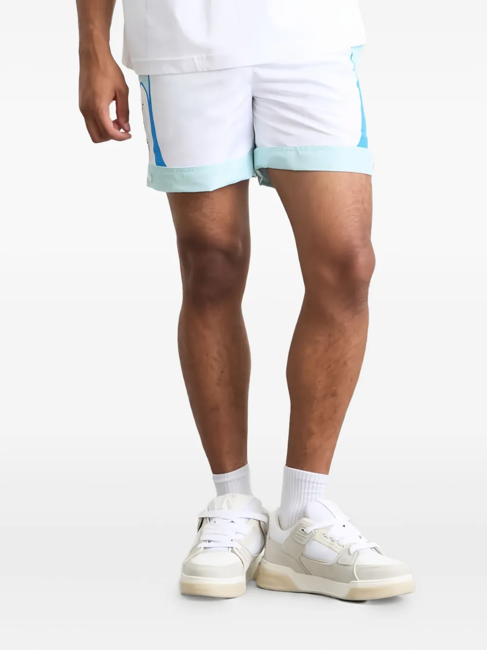 Casablanca Zwembroek met logoprint Wit