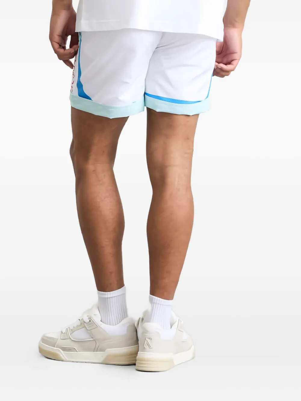 Casablanca Zwembroek met logoprint Wit