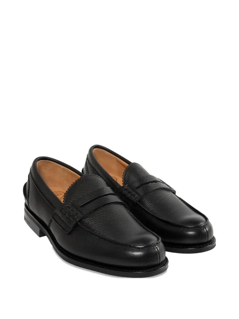 Church's leather penny loafers Black
