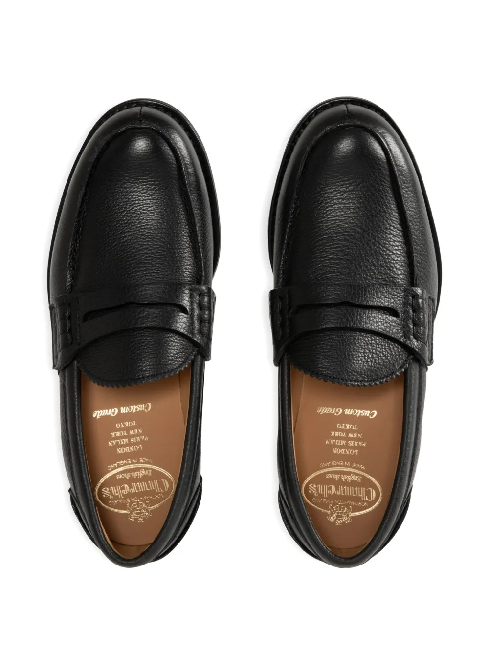 Church's leather penny loafers Black
