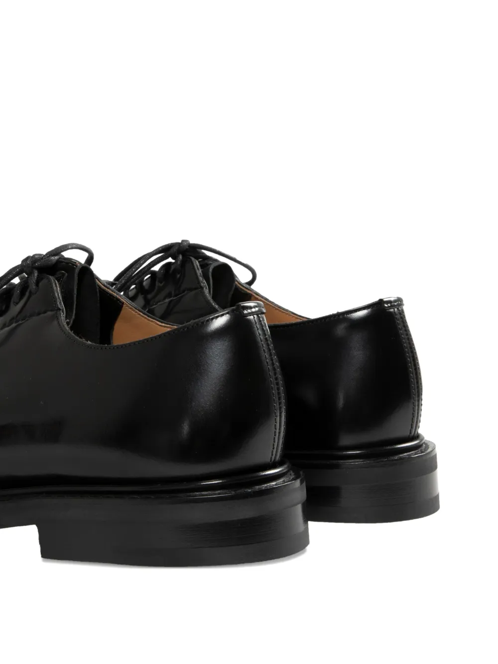 Church's leather lace-up derby shoes Black