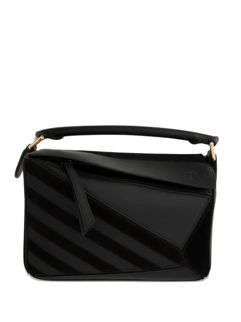 LOEWE Puzzle Clutch aus Wildleder