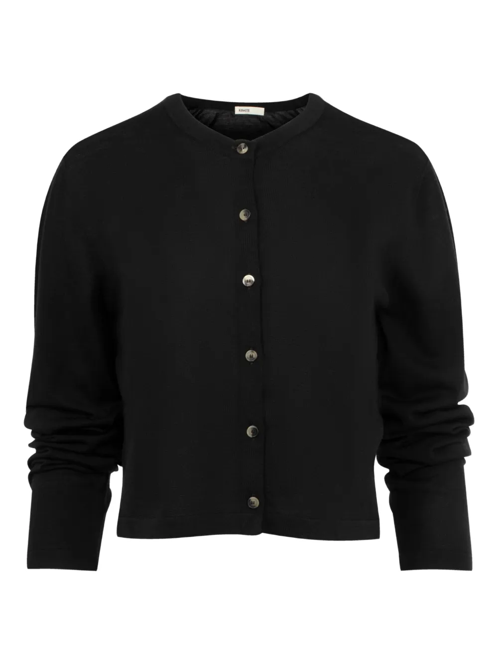 Khaite Button-front Cardigan In Black