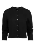 KHAITE button-front cardigan - Black