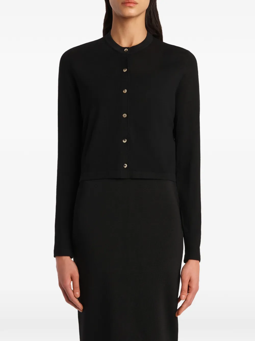KHAITE Vest met knopen Zwart