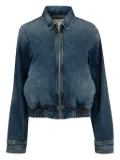 Nili Lotan elastic-waist denim jacket - Blue
