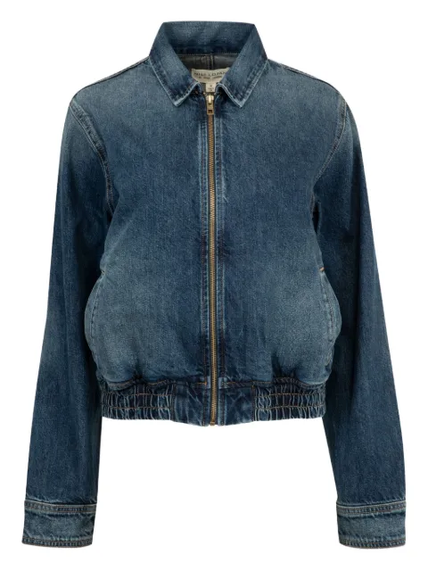 Nili Lotan elastic-waist denim jacket