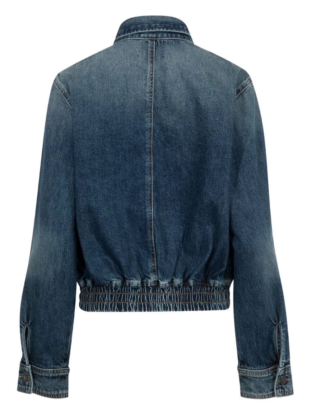 Nili Lotan elastic-waist denim jacket | Denim Jackets | Image 2