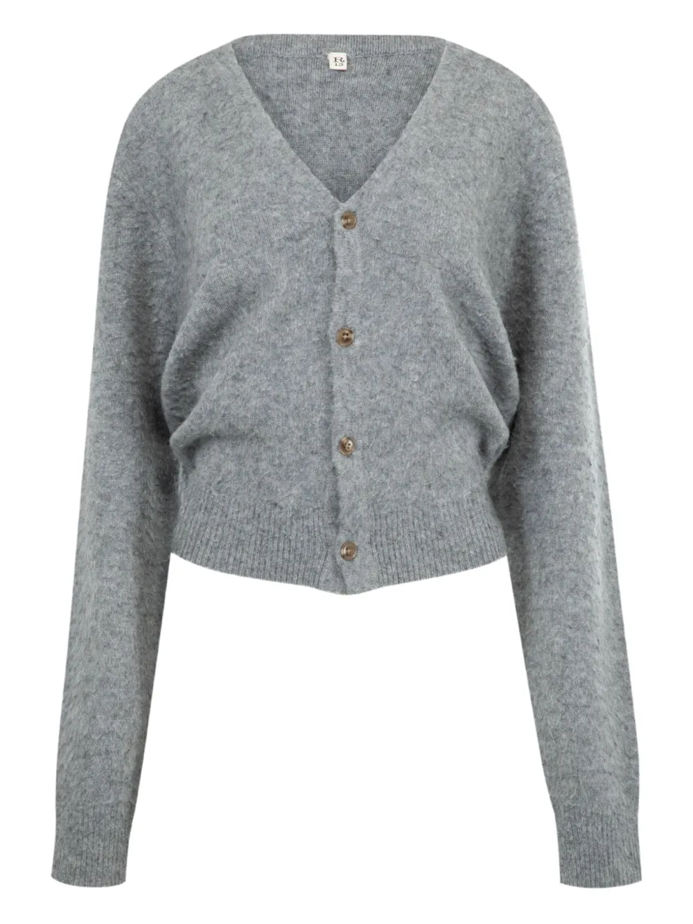 R13 split hem cardigan | Grey | Image 1