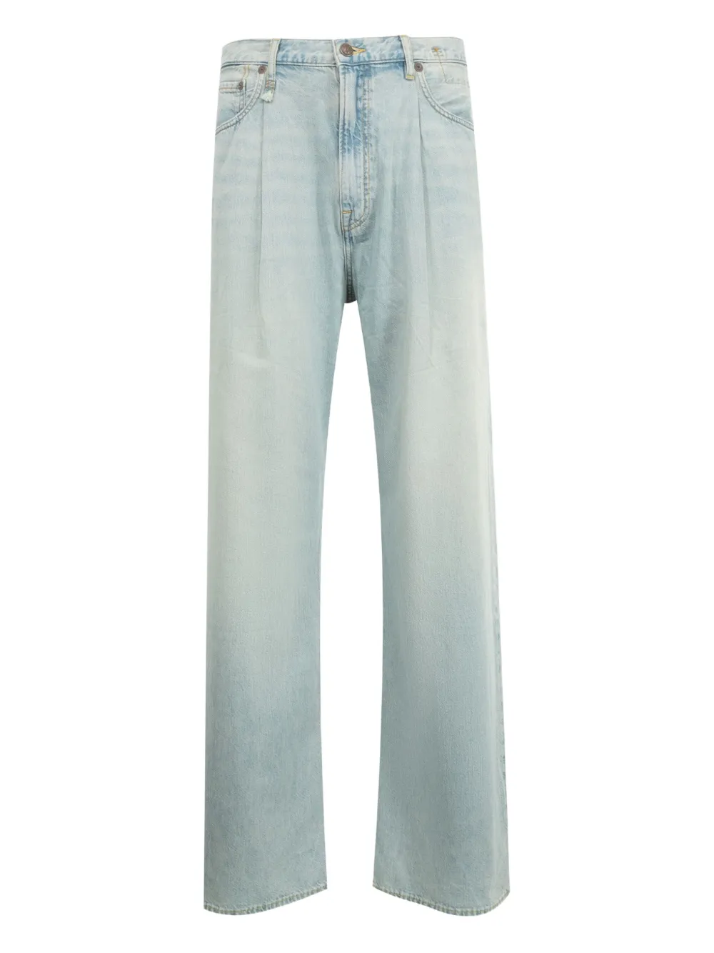 R13 pleated-details jeans | Blue | Image 1