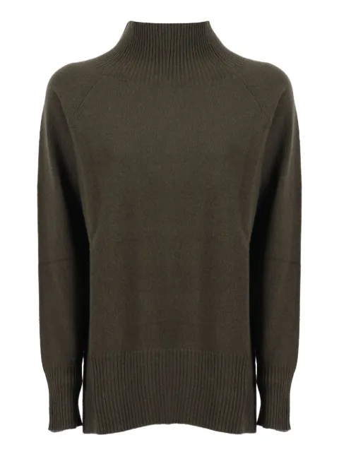 Kangra raglan-sleeve funnel-neck sweater