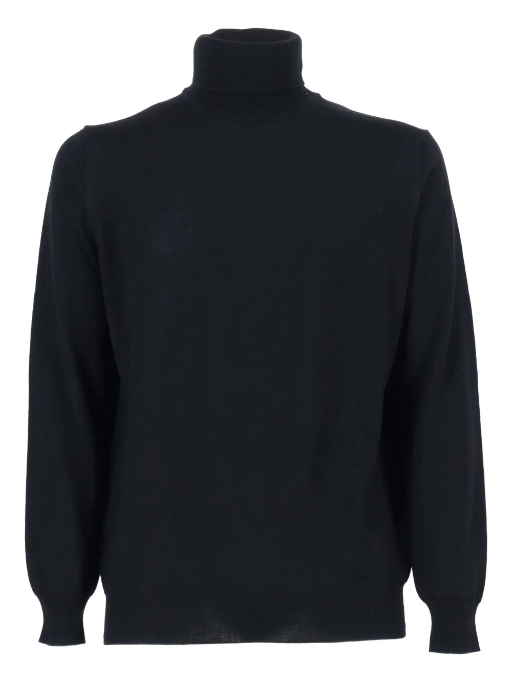 Kangra Cashmere Turtleneck Wool Sweater In Multi