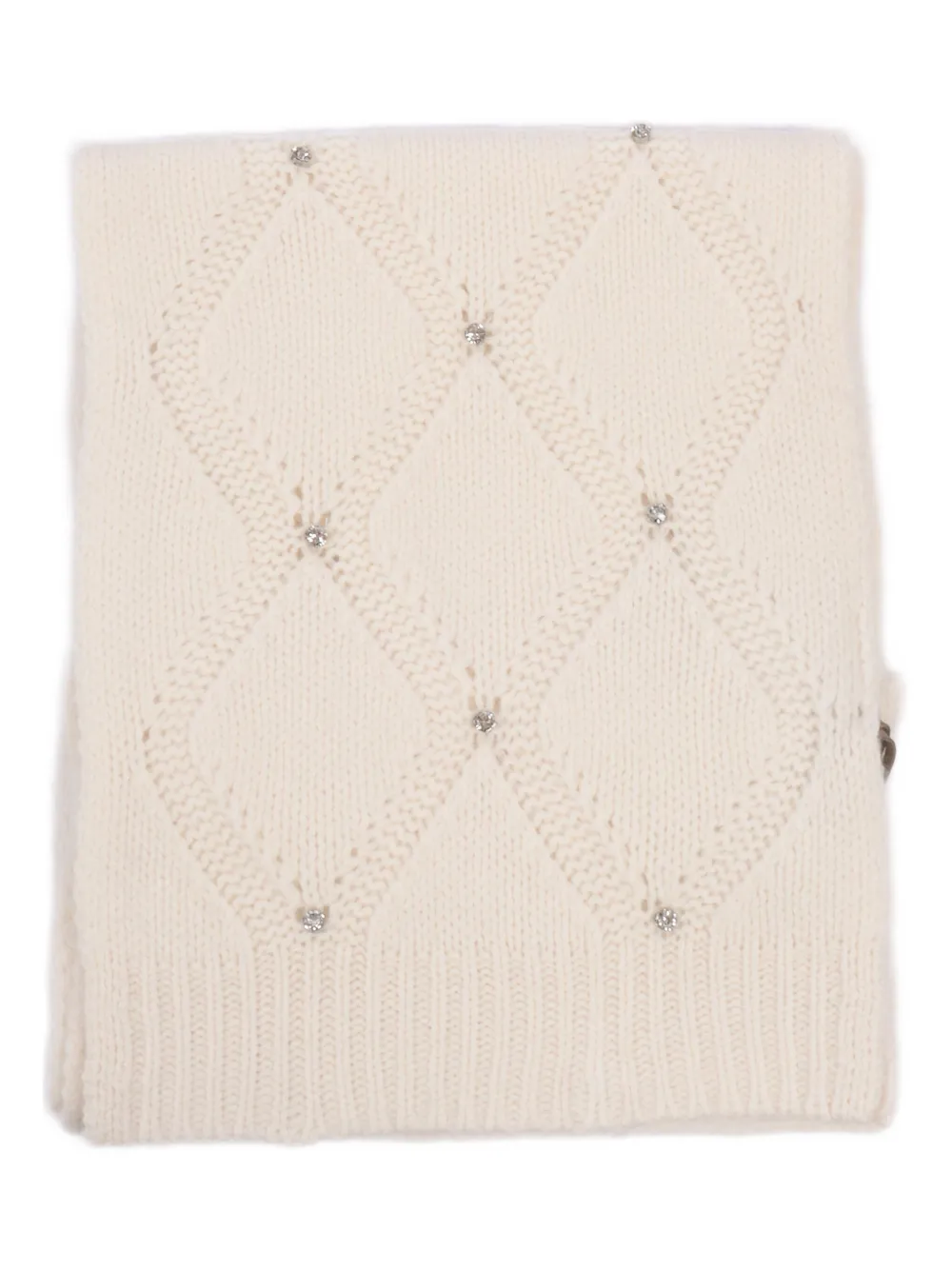 Kangra diamond-pattern embellished scarf | Pink | Image 1