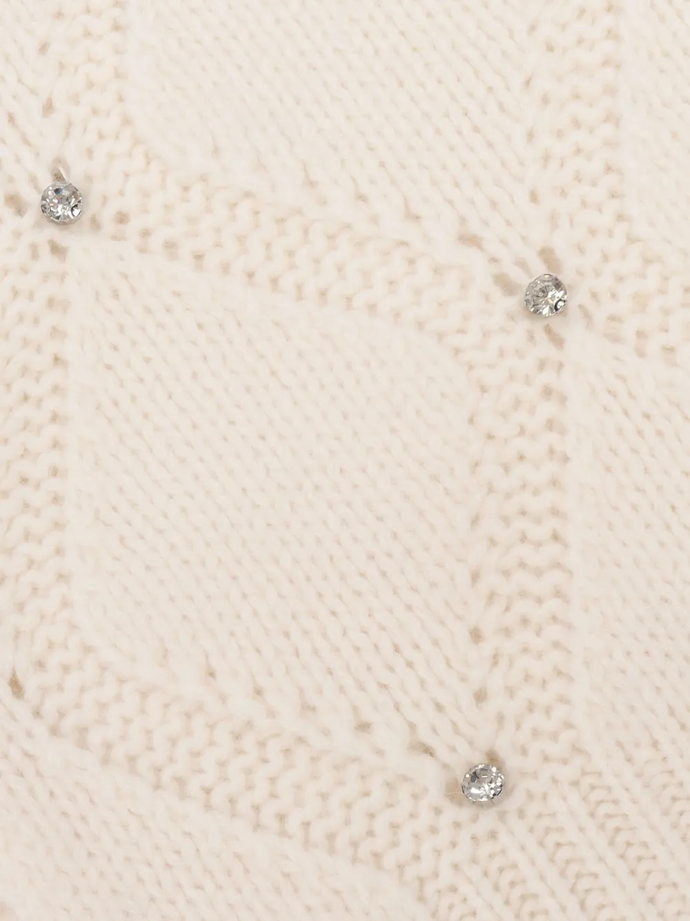 Kangra Cashmere Diamond-pattern Embellished Scarf In Neutral