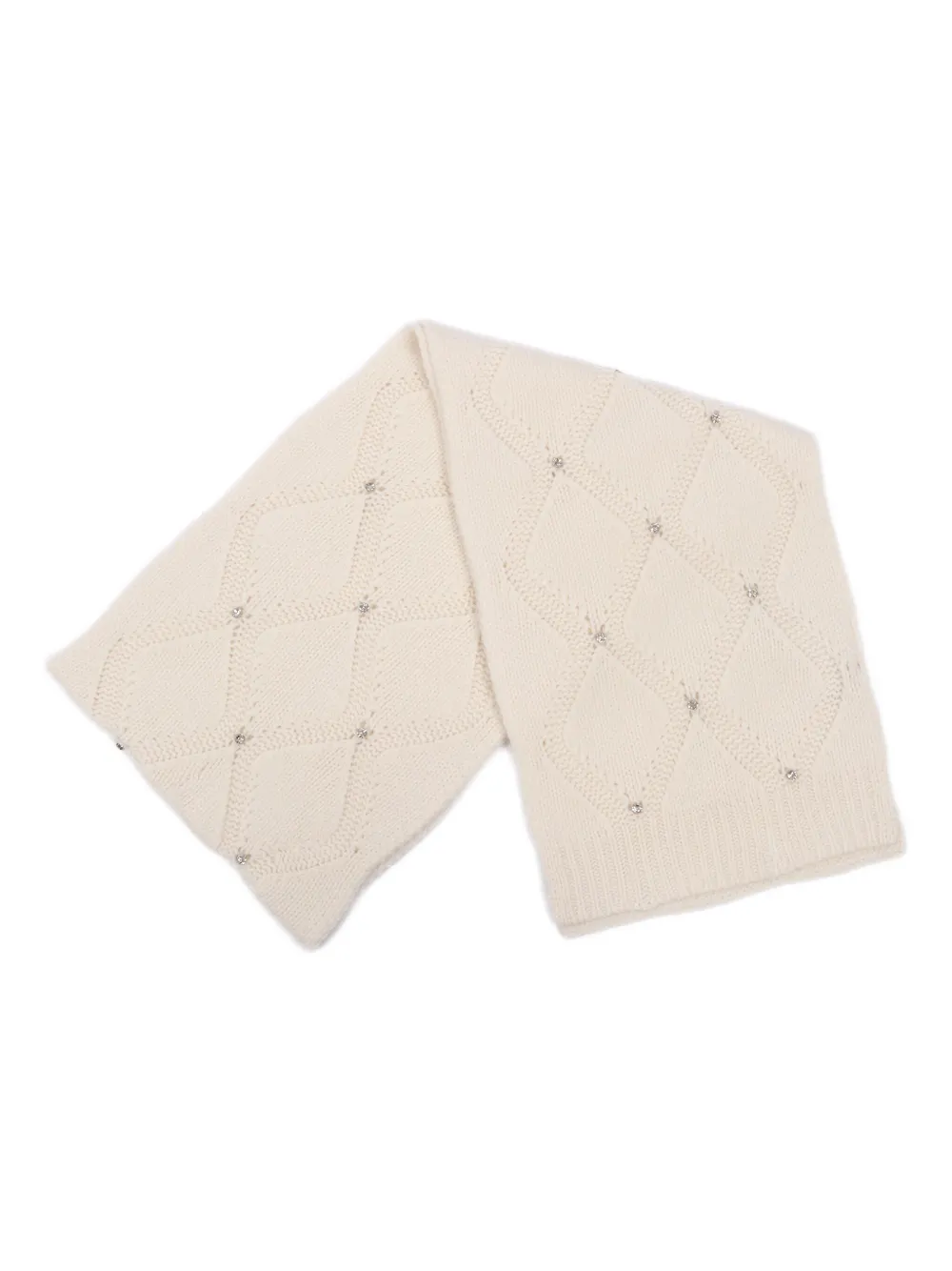 Kangra diamond-pattern embellished scarf | Image 2