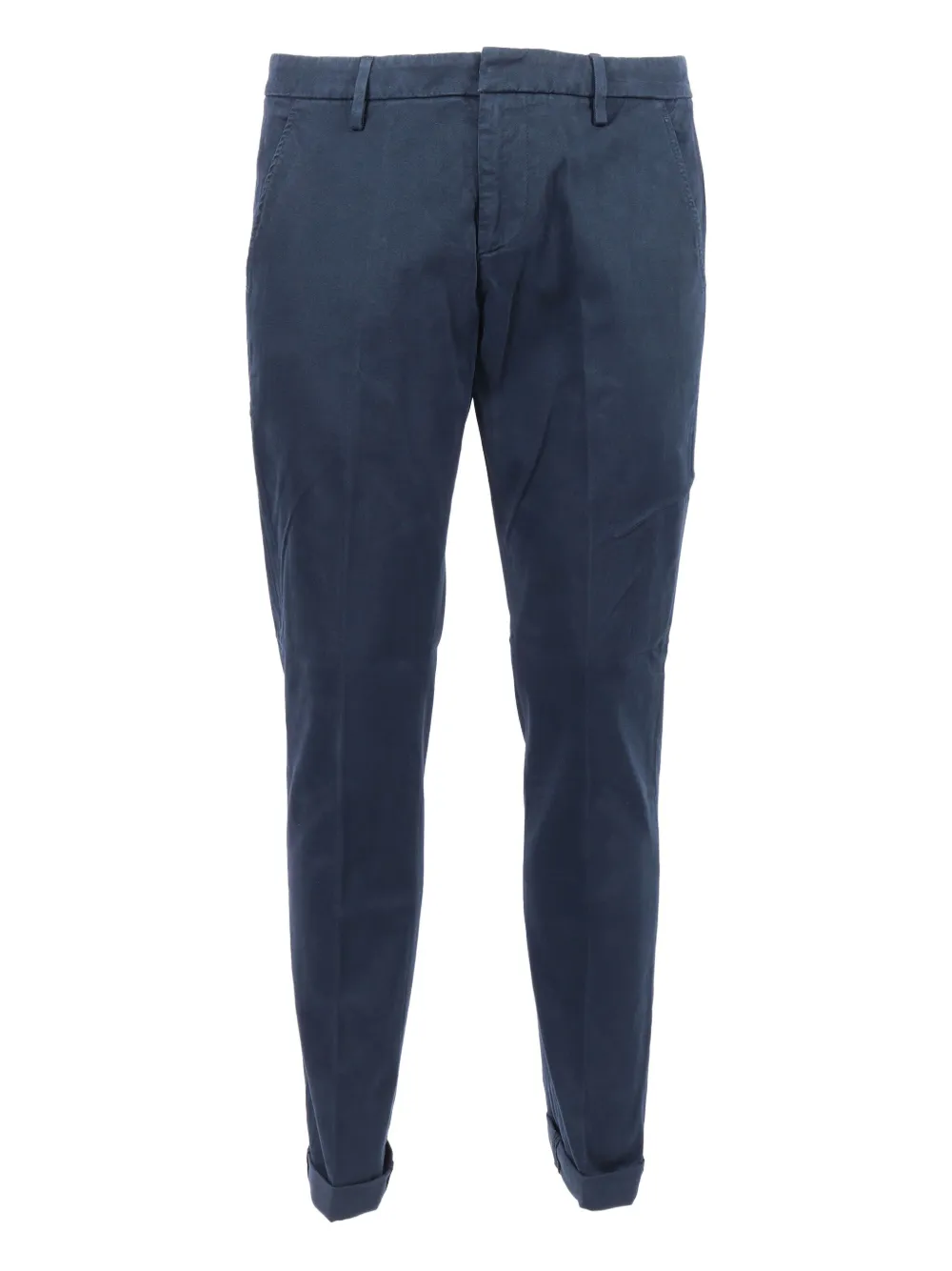 DONDUP Gaubert cuffed cotton trousers Blauw